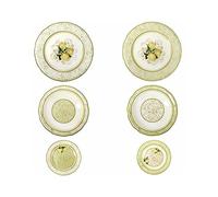 BRANDANI 18 pièces de table citron