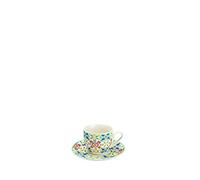 Brandani 53706 Tasse à café Medicea Set de 6 pièces New Bone China d 11,5 x 5 h cm