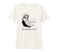Brandebourg Mode Funny Bach Concertos de Musique Classique T-Shirt Haut de Gamme