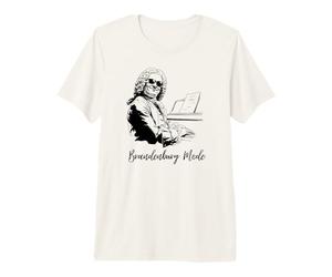 Brandebourg Mode Funny Bach Concertos de Musique Classique T-Shirt Haut de Gamme