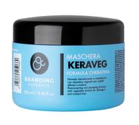 BRANDING COSMETICA Masque à la Kératine Végétale Bio KeraVeg Restructurant et Réparateur Cheveux Abîmés, Fragiles et Crépus 250 ml