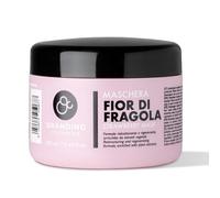 BRANDING COSMETICA Masque Restructurant et Réparateur Bio Fleur de Fraise Fraise pour Cheveux Secs, Cassants et Abîmés 250 ml