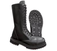 Brandit 14 Eyelet Bottes, noir, taille 43 pour homme
