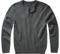 Brandit Chandail Armée noir-gris Taille S pour homme