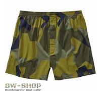 Brandit Boxers Camouflage suédois / kaki / olive / roseau / sapin Taille 7XL