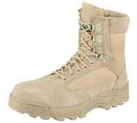 Brandit Aspect Tactique Combat Militaire Zip Hommes Bottes Suede Cuir Camel Kaki