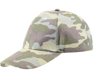 Brandit Base Cap, Vert/camouflage