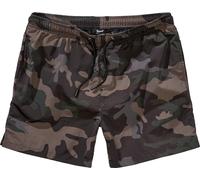 Brandit Short de bain Swimshorts Basic – Dark Camo – Taille S