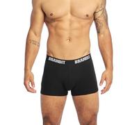 Brandit Boxer Shorts Logo 2 Pack, color: black+blac, size: XXL