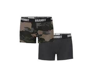 Brandit Boxers beige clair / gris fumé / kaki / émeraude / noir, Taille S
