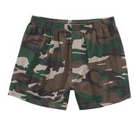 Brandit Boxers Hommes Combat Doux Armée Coton Short Sous-Vêtements Woodland Camo