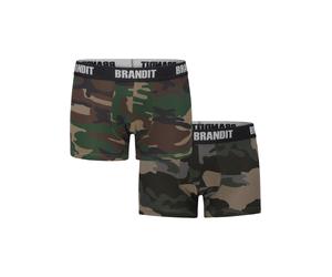 Brandit Boxers noisette / gris / vert foncé / noir, Taille XXXL