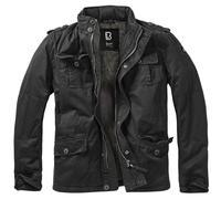 Brandit Britannia Hommes Sécurité Field Jacket Manteau D’Hiver Chaud Parka Noir