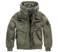 Brandit Bronx Veste À Capuche Outdoor Hiver Coton Toile Armée