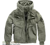 BRANDIT BRONX VESTE ARMY OUTDOOR VESTE D'HIVER DOUBLÉE CAPUCHE BLOUSON...