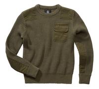 Brandit Pull enfant BW Pullover Olive Taille 158-164 cm