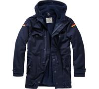 Brandit Veste BW Parka Flag – Bleu marine – Taille S