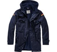 Brandit Parka Flag, veste textile M Bleu Foncé Bleu Foncé