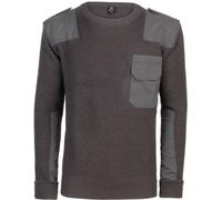Brandit BW Pullover, noir-gris, taille 2XL pour homme