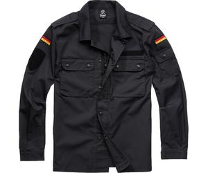 Brandit BW veste chemisier de champ, noir, Taille S