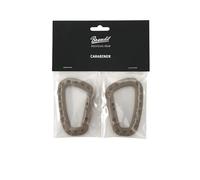 Brandit Carabiner 2 Pack, Color: Camel, Size: OS