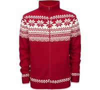 Brandit Cardigan norvégien rouge pour hommes L