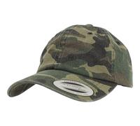 Flexfit Casquette mixte Low Profile Camo Washed Cap Wood Vert camouflage Taille unique UK