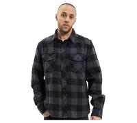 Brandit Chemise Checkshirt manches longues Noir/Gris XL Homme