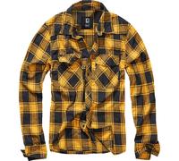 Brandit Check Chemise, noir/jaune, Taille 6XL
