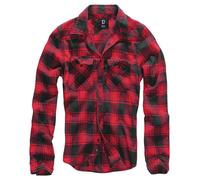 Brandit Chemise à carreaux manches longues Rouge/Noir 5XL