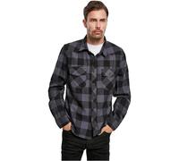 Brandit Chemise à carreaux manches longues noir/gris 3XL