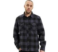 Brandit Check Shirt Long Sleeve, Farbe: black/grey, Größe: 3XL