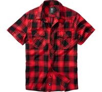 Brandit Checkshirt, chemise à manches courtes L Rouge/Noir Rouge/Noir