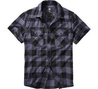 Brandit Chemise Check manches courtes Bleu 5XL Homme