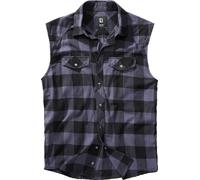 Brandit Chemise homme Checkshirt sans manches noir/gris 4XL