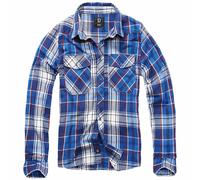 Brandit Check Shirt Long Sleeve, color: navy, size: XL