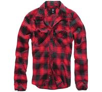 Brandit Chemise à carreaux manches longues Rouge/Noir 5XL