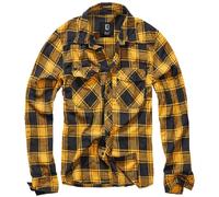 Brandit Chemise manches longues Check Jaune Taille 4XL Homme