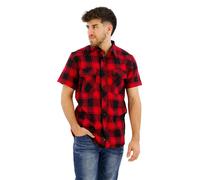 Brandit Chemise à carreaux Manches courtes Rouge/Noir Taille 7XL