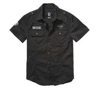 Brandit Chemise à manches courtes Luis Vintage Noir XXL