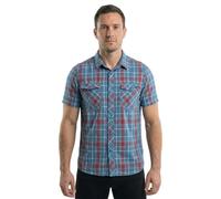Brandit Chemise Roadstar à manches courtes Bleu Homme Taille S