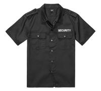 Brandit Chemise à manches courtes Security US Homme Tactique Police Noir