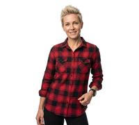 Brandit Chemise en flanelle Amy Manches longues Femme Rouge/Noir Taille XL