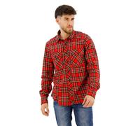 Brandit Chemise à manches longues Check Rouge Taille S Homme