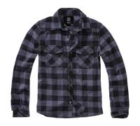 Brandit Chemise enfant à carreaux manches longues noir/gris XL (158)