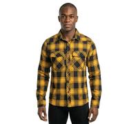Brandit Chemise Check Manches Longues Noir/Jaune Taille S Homme