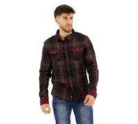 Brandit Chemise à manches longues Duncan à carreaux Noir XL Homme