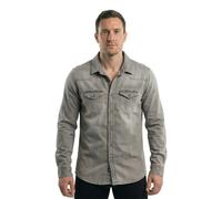 Brandit Chemise Riley manches longues gris denim Homme 4XL