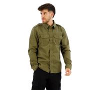 Brandit Chemise vintage manches longues Vert Homme Taille S