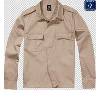 Brandit Us Long Sleeve Shirt Beige 5XL Homme